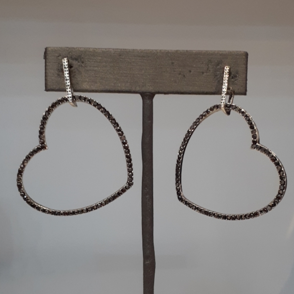 Black Crystal Adjustable Crystal Earing